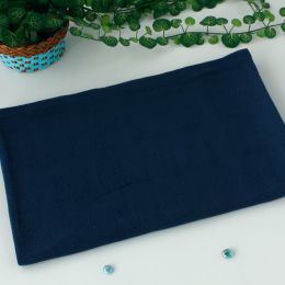 Blancho [Sapphire Blue] 100% Cotton Thermal Cellular Throw Blanket (46 by 59 inches)