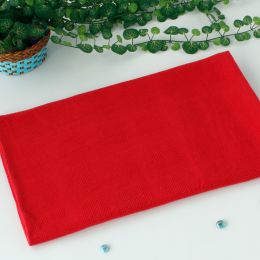 Blancho [Fiery Red] 100% Cotton Thermal Cellular Throw Blanket (46 by 59 inches)