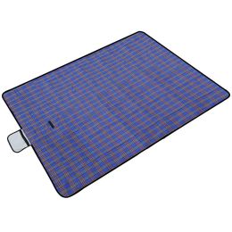 60" x 78" Waterproof Picnic Blanket Handy Mat with Strap Foldable Camping Rug