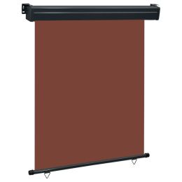 Balcony Side Awning 55.1"x98.4" Brown