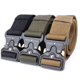 Insert Buckle Waist Belt Adjustable for Military Combat Hunting Camping Training