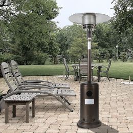 46000BTU  Propane Patio Heater, Hammered Bronze,ETL Certificate